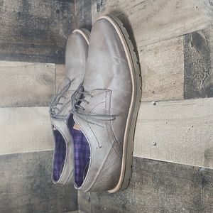 Men's Ben Sherman Brown Leather Shoes - Size 11 M